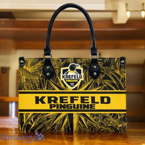 Krefeld Pinguine Leather Handbag Custom Name Gift For Women Product Photo 2