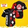 K.V. Kortrijk Sports Logo Jersey Baseball Shirt Custom Name With Diamond Brush Pattern For Men And Women