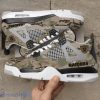 Las Vegas Raiders NFL Design Camo Air Jordan 4 Custom Name