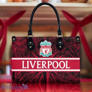 Liverpool F.C Leather Handbag Custom Name Gift For Women Product Photo 2