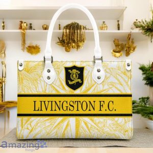 Livingston F.C. Leather Handbag Custom Name Gift For Women Product Photo 3