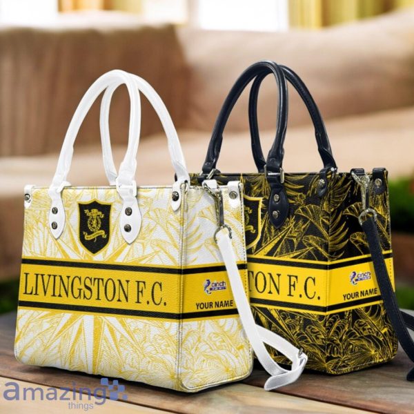 Livingston F.C. Leather Handbag Custom Name Gift For Women Product Photo 1