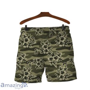Los Angeles Angels Logo Camo Pattern 3D Hawaiian Shirt & Short image Los Angeles Angels Logo Camo Pattern 3D Hawaiian Shirt & Short Product Photo 4