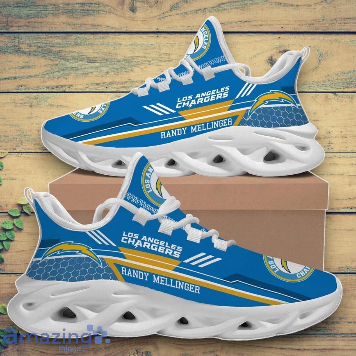 Los Angeles Chargers Personalized For Football Fan Max Soul Sneaker Impressive Gift image Los Angeles Chargers Personalized For Football Fan Max Soul Sneaker Impressive Gift Product Photo 1