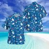 Los Angeles Dodgers Christmas Pattern Button Down Tropical Hawaiian Shirt