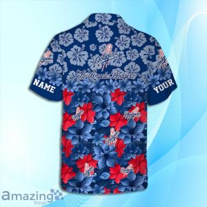 Los Angeles Dodgers MLB Flower Hawaiian Shirt And Short Custom Name For Fans Product Photo 4