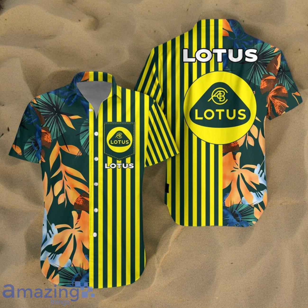 Lotus Combo Hawaiian Shirt & Short New Design 2024 For Men Women image Lotus Combo Hawaiian Shirt & Short New Design 2024 For Men Women Product Photo 1