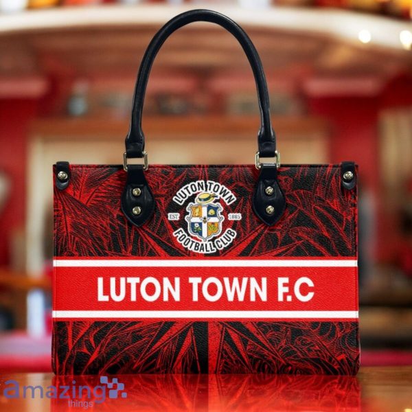 Luton Town F.C Leather Handbag Custom Name Gift For Women Product Photo 2