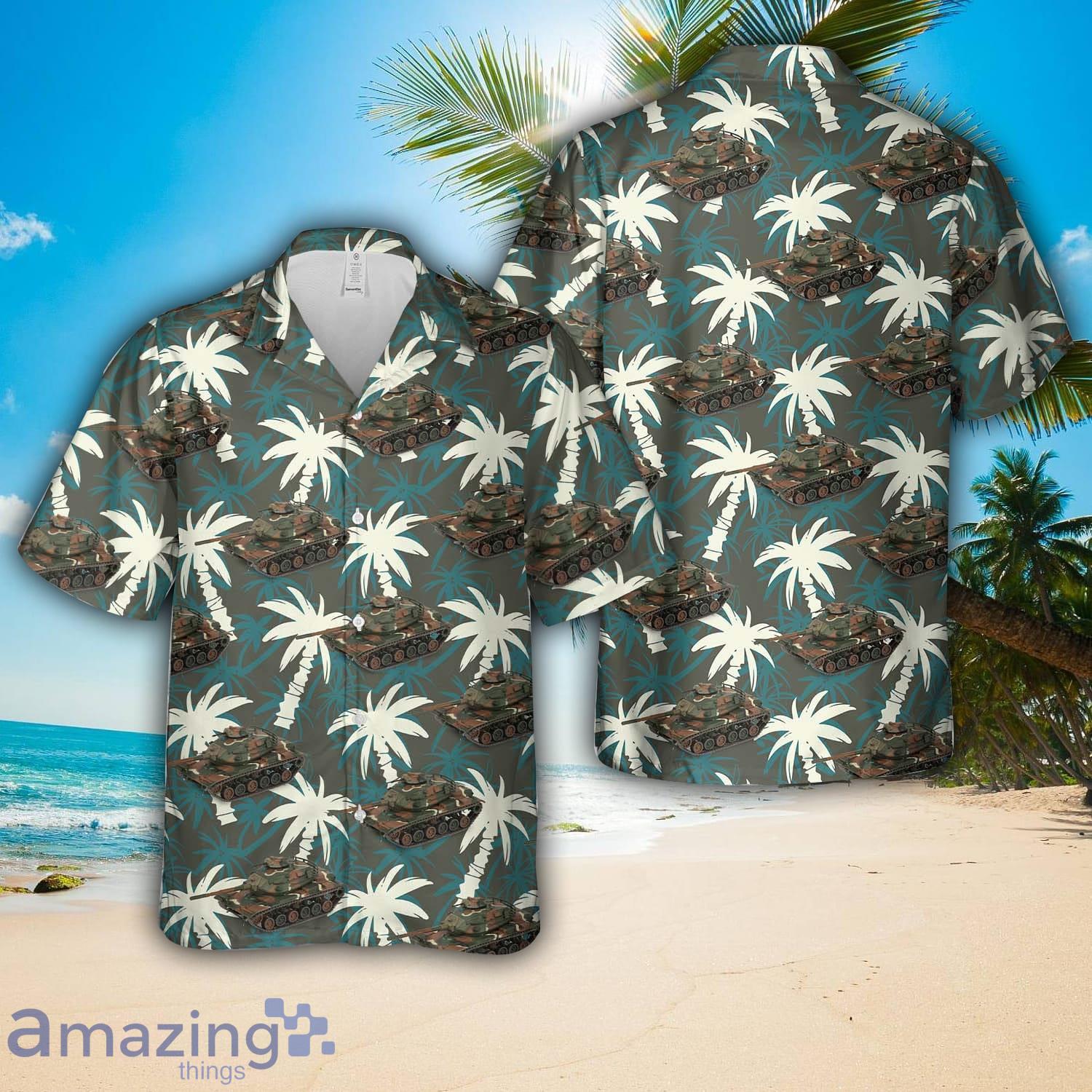 M60A3 Patton Tank 5th Infantry Division US ARMY REFORGER Germany 1985 3D Hawaiian Shirt US Army Summer Shirt image M60A3 Patton Tank 5th Infantry Division US ARMY REFORGER Germany 1985 3D Hawaiian Shirt US Army Summer Shirt Product Photo 1