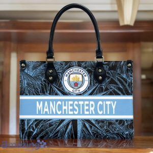 Manchester City F.C Leather Handbag Custom Name Gift For Women Product Photo 2