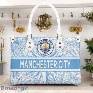 Manchester City F.C Leather Handbag Custom Name Gift For Women Product Photo 3