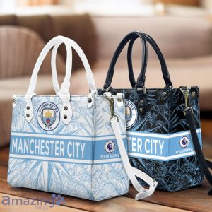 Manchester City F.C Leather Handbag Custom Name Gift For Women Product Photo 1