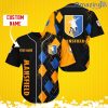 Mansfield Town Sports Logo Jersey Baseball Shirt Custom Name With Diamond Brush Pattern For Men And Women