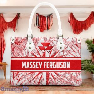 Massey Ferguson Leather Handbag Custom Name Gift For Women Product Photo 3