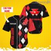 Massey Ferguson Sports Logo Jersey Baseball Shirt Custom Name With Diamond Brush Pattern For Men And Women