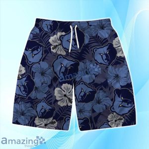 Memphis Grizzlies NBA Logo Hawaiian Shirt & Short Summer Beach Vintage image Memphis Grizzlies NBA Logo Hawaiian Shirt & Short Summer Beach Vintage Product Photo 3