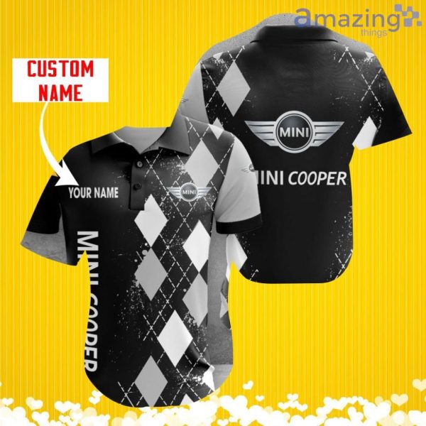 Mini Cooper Sports Logo Jersey Baseball Shirt Custom Name With Diamond Brush Pattern For Men And Women Product Photo 1