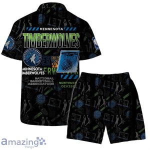 Minnesota Timberwolves NBA Logo Basketball Street Style Design Hawaiian Shirt & Short image Minnesota Timberwolves NBA Logo Basketball Street Style Design Hawaiian Shirt & Short Product Photo 2