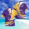 Minnesota Vikings Classic Fashion Button Up Hawaiian Shirt