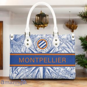 Montpellier HSC Leather Handbag Custom Name Gift For Women Product Photo 3