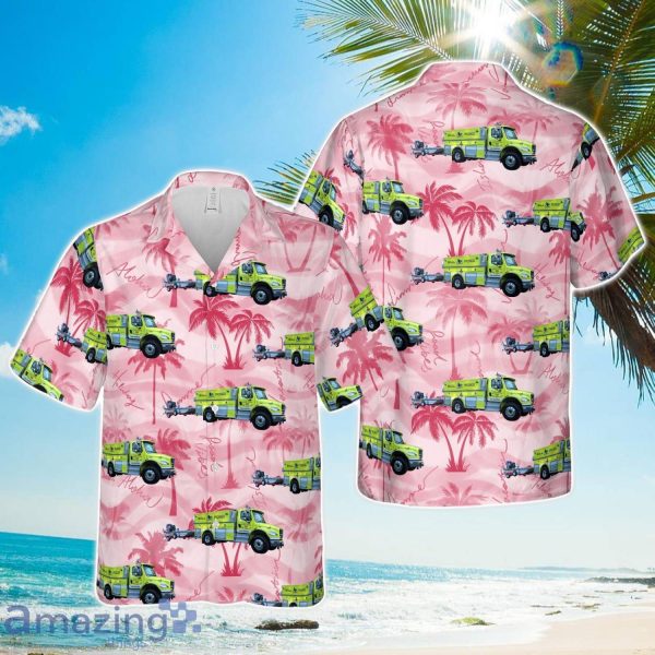 New Fairfield, Connecticut, Ball Pond Volunteer Fire Company Tanker 18 & Marine 17 Hawaiian Shirt Unisex For Men Women Product Photo 1