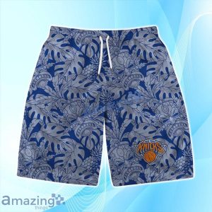New York Knicks NBA Hawaiian Shirt & Short Summer Beach image New York Knicks NBA Hawaiian Shirt & Short Summer Beach Product Photo 3