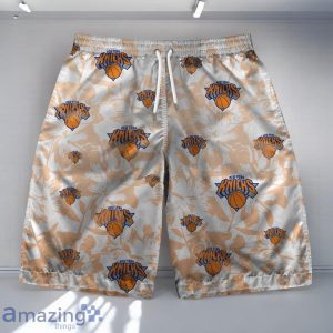 New York Knicks - NBA The Land Of Sunshine Pattern Hawaiian Shirt And Short Product Photo 3