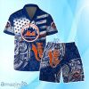 New York Mets Logo Tribal Magic Hawaiian Shirt & Short Summer Beach
