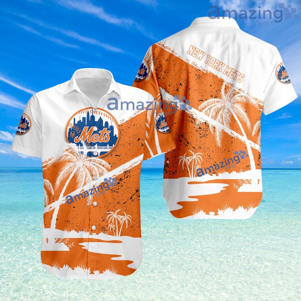 New York Mets Mlb Sport Hawaiian Shirt Tropical Brush Grunge Elegant Style For Men And Women image New York Mets Mlb Sport Hawaiian Shirt Tropical Brush Grunge Elegant Style For Men And Women Product Photo 1