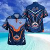 New York Mets Switch It Up Short Sleeve Button Down Tropical Hawaiian Shirt