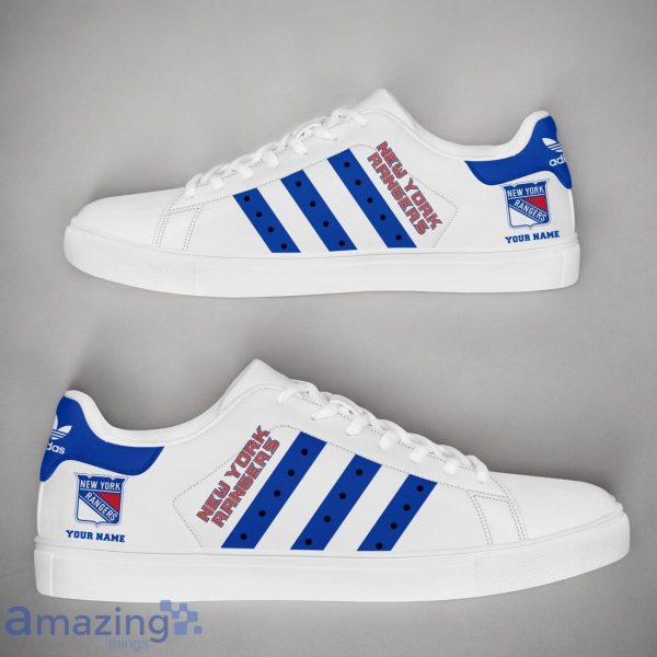 New York Rangers NHL Custom Name New StanSmith Shoes Gifts For Fans Product Photo 1