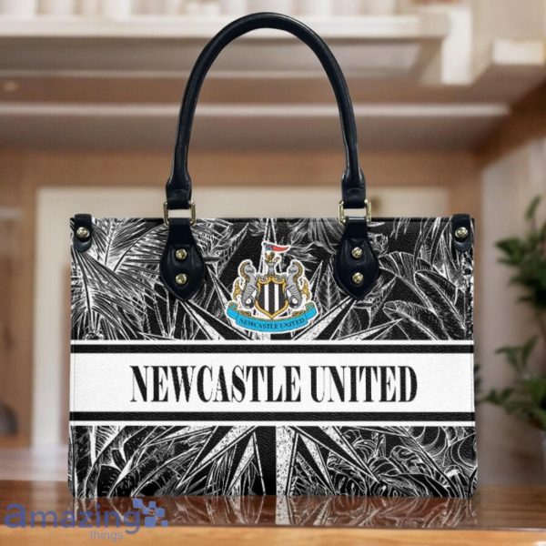 Newcastle United F.C Leather Handbag Custom Name Gift For Women Product Photo 2