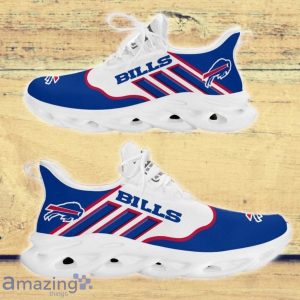 NFL Buffalo Bills Blue White Max Soul Shoes Impressive Gift Product Photo 1