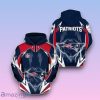 Nfl New England Patriots Lightning 3D Hoodie Best Gift