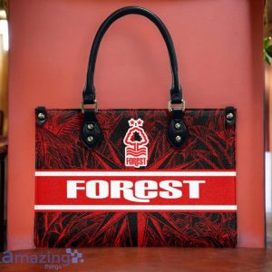 Nottingham Forest F.C Leather Handbag Custom Name Gift For Women Product Photo 2