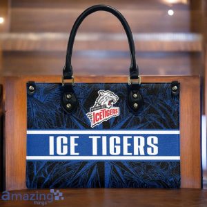 Nurnberg Ice Tigers Leather Handbag Custom Name Gift For Women Product Photo 2
