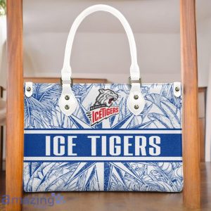Nurnberg Ice Tigers Leather Handbag Custom Name Gift For Women Product Photo 3