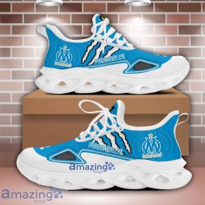 Olympique de Marseille Max Soul Shoes Wolf Scratches Designs New Running Sneakers For Men And Women Product Photo 2