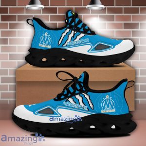 Olympique de Marseille Max Soul Shoes Wolf Scratches Designs New Running Sneakers For Men And Women Product Photo 4