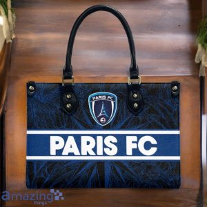Paris FC Leather Handbag Custom Name Gift For Women Product Photo 2