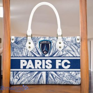 Paris FC Leather Handbag Custom Name Gift For Women Product Photo 3