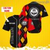 Partick Thistle F.C. Sports Logo Jersey Baseball Shirt Custom Name With Diamond Brush Pattern For Men And Women