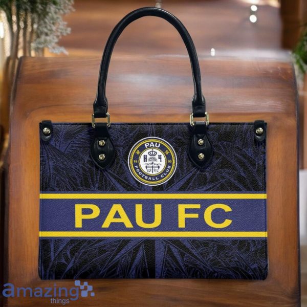 Pau Football Club Leather Handbag Custom Name Gift For Women Product Photo 2