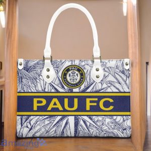 Pau Football Club Leather Handbag Custom Name Gift For Women Product Photo 3