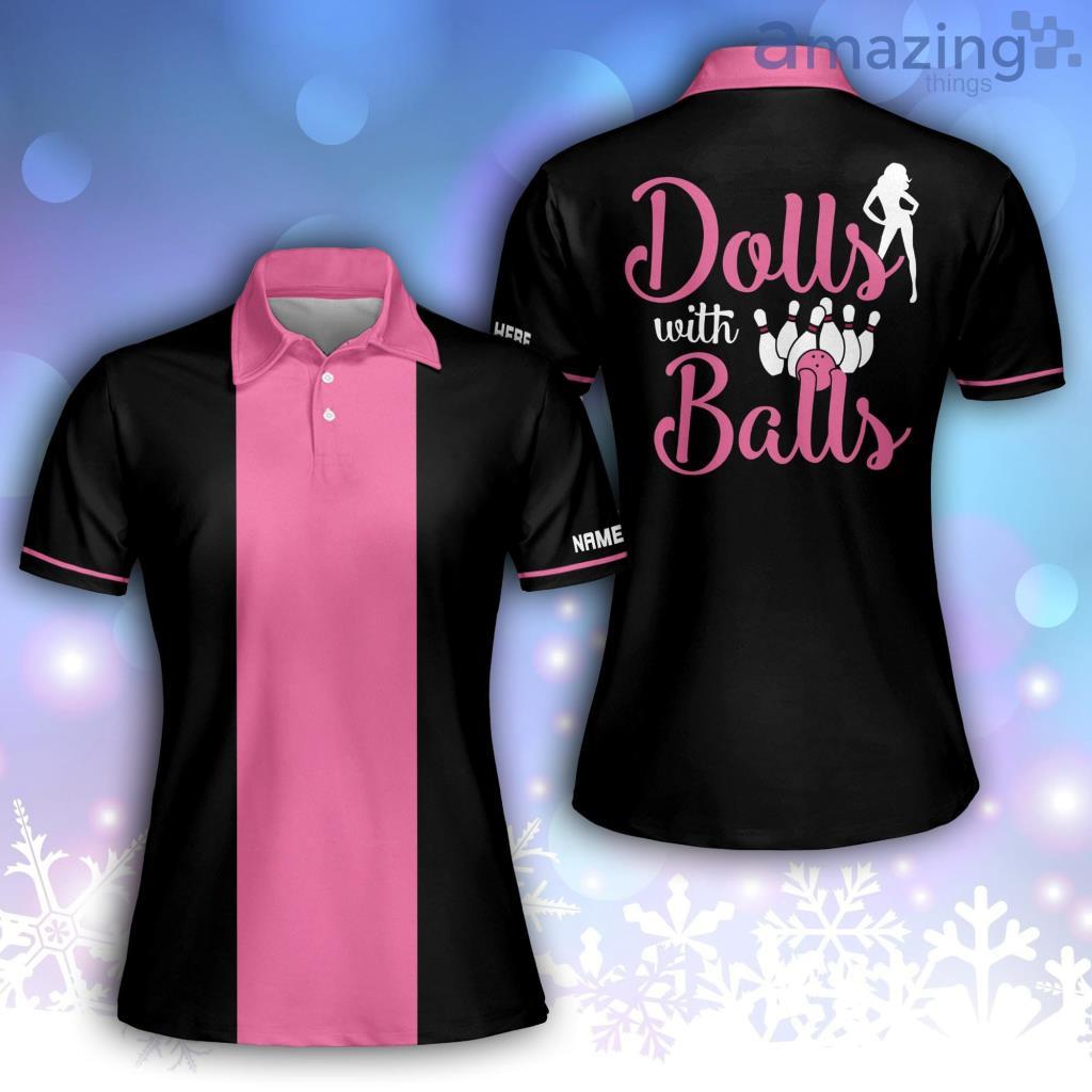 Personalized Dolls With Balls Polo Shirt image Personalized Dolls With Balls Polo Shirt Product Photo 1