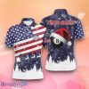 Personalized Merry Christmas American Flag Billiard Polo Shirts Designs Special Gift