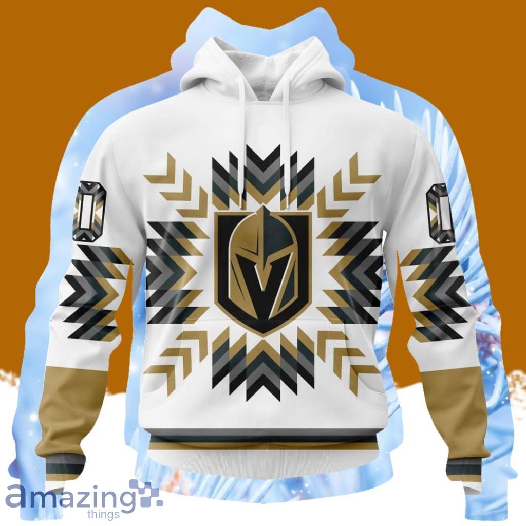 Personalized Nhl Vegas Golden Knights New Design With Native Pattern Hoodie 3D All Over Print All Over Print Vintage For Big Fans image Personalized Nhl Vegas Golden Knights New Design With Native Pattern Hoodie 3D All Over Print All Over Print Vintage For Big Fans Product Photo 1