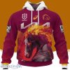 Personalized Nrl Brisbane Broncos Special Design With Team’s Signature Hoodie 3D All Over Print Vintage For Big Fans