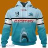 Personalized Nrl Cronulla-Sutherland Sharks Special Design With Team’s Signature Hoodie 3D All Over Print Vintage For Big Fans