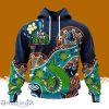 Personalized Nrl Gold Coast Titans Special Design  Hoodie 3D All Over Print Vintage For Big Fans